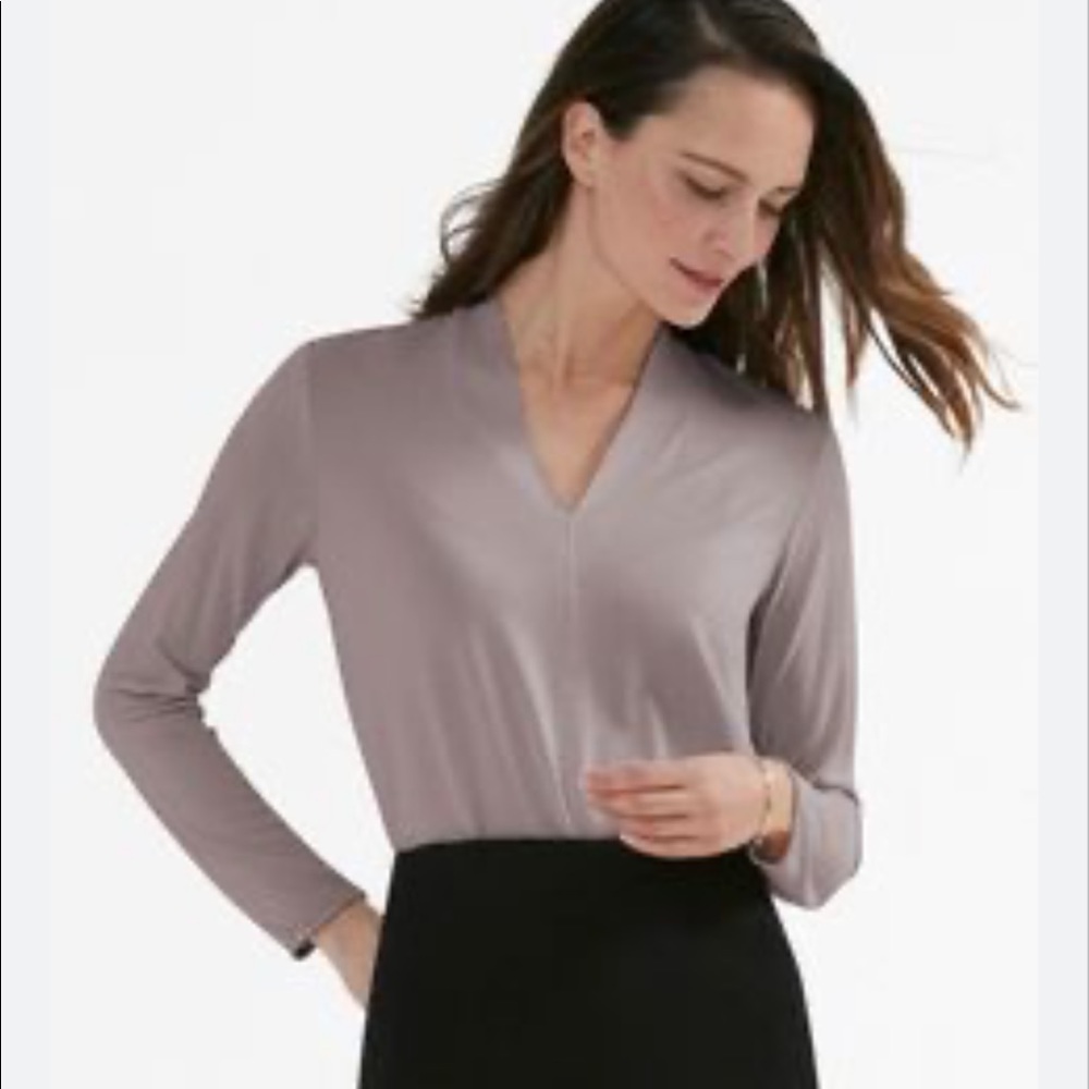 MM Lafleur Wilder Top in Rain Cloud (XS)